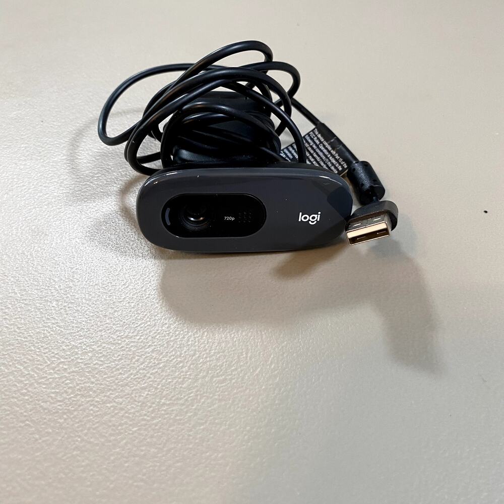 Logitech HD Webcam 720p logi V-U0018 Built In Microphone USB Computer Camera